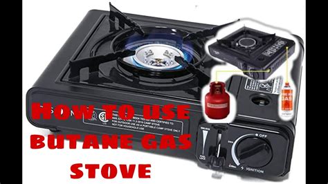 how to use butane gas stove